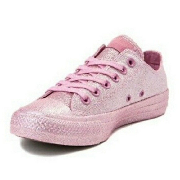 glitter pink sneakers